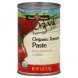 Private Selection organic tomato paste Calories