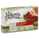 Natures Promise naturals soy burger char-grilled Calories