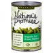 Natures Promise organics organic cut green beans Calories