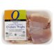 O Organics chicken thighs organic boneless & skinless Calories