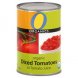 O Organics tomatoes diced, organic, in tomato juice Calories