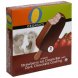 organic strawberry ice cream bar with dark chocolate coating