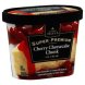 super premium ice cream cherry cheesecake chunk