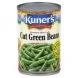 Kuners cut green & shelled beans green beans Calories