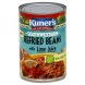 Kuners southwestern refried beans with lime juice Calories