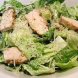 ceasar salad with chicken & dressing salads
