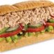 6" tuna sandwich cold