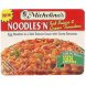 noodles 'n red sauce & green tomatoes