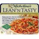 Michelinas lean ' n tasty spaghetti with onions, green peppers, & mushrooms, with tomato parmesan sauce Calories