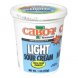 Cabot light sour cream Calories