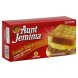 Aunt Jemima sausage egg and cheese on french toast Calories