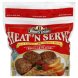 heat 'n serve sausage patties fully cooked