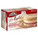 Jimmy Dean d-lights honey wheat muffin sandwiches canadian bacon, egg white & cheese Calories