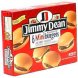Jimmy Dean grilled miniburgers with american cheese all beef patties Calories