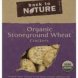 crackers organic, stoneground wheat