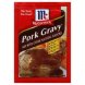 McCormick & Company, Inc. pork gravy mix seasoning mixes/gravy Calories