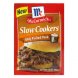 McCormick & Company, Inc. bbq pulled pork seasoning slow cookers Calories