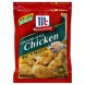 McCormick & Company, Inc. country style chicken bag 'n season Calories