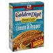 golden dipt lemon & pepper coating mix golden dipt/breaders & batters