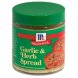 McCormick & Company, Inc. garlic & herb spread Calories