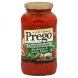 Prego pasta chunky garden mushroom and green pepper italian sauce ready-to-serve Calories