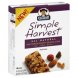 simple harvest granola bar multigrain chewy, tail mix