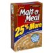 Malt-o-meal quick cooking hot wheat cereal maple & brown sugar Calories
