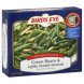 green beans & lightly toasted almonds