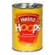 Heinz hoops in tomato sauce Calories