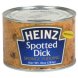 sponge pudding spotted dick