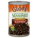 Glory Foods sensibly seasoned black beans lower sodium Calories