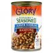 Glory Foods sensibly seasoned blackeye peas lower sodium Calories