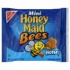 graham snacks mini, honey, bees