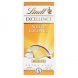 Lindt excellence, white with coconut flakes Calories