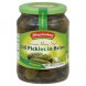 dill pickles german home style, in brine