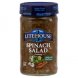 Litehouse spinach salad salad dressings/specialty Calories