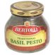 traditional basil pesto with extra virgin olive oil