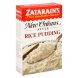 Zatarains new orleans style rice pudding mix Calories
