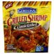 Gortons shrimp grilled, classic grilled Calories