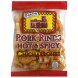 pork rinds hot & spicy, chicharrones