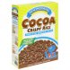 cocoa crispy rice frosted brown rice cereal