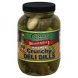 Puckered Pickle Co. barrel select deli dills crunchy, kosher Calories