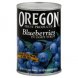 Oregon Fruit Products blueberries in light syrup Calories