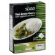 Spaa Natural Foods thai green curry with eggplant and rice Calories