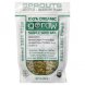 simple seed mix 100% organic, sprouts, live