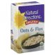 Natural Directions organic instant oatmeal oats & flax Calories