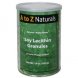 A to Z Naturals soy lecithin granules nutty flavor Calories