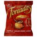 toreadas potato chips kettle cooked, red hot chili pepper flavored