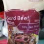 Kroger ground beef, 75/25 fat, cooked and crumbled Calories