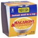 Tradition instant meal in a cup macaroni & cheese style Calories